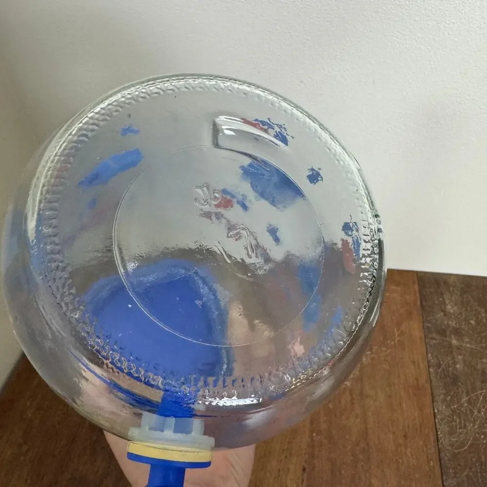 Vintage gallon blue